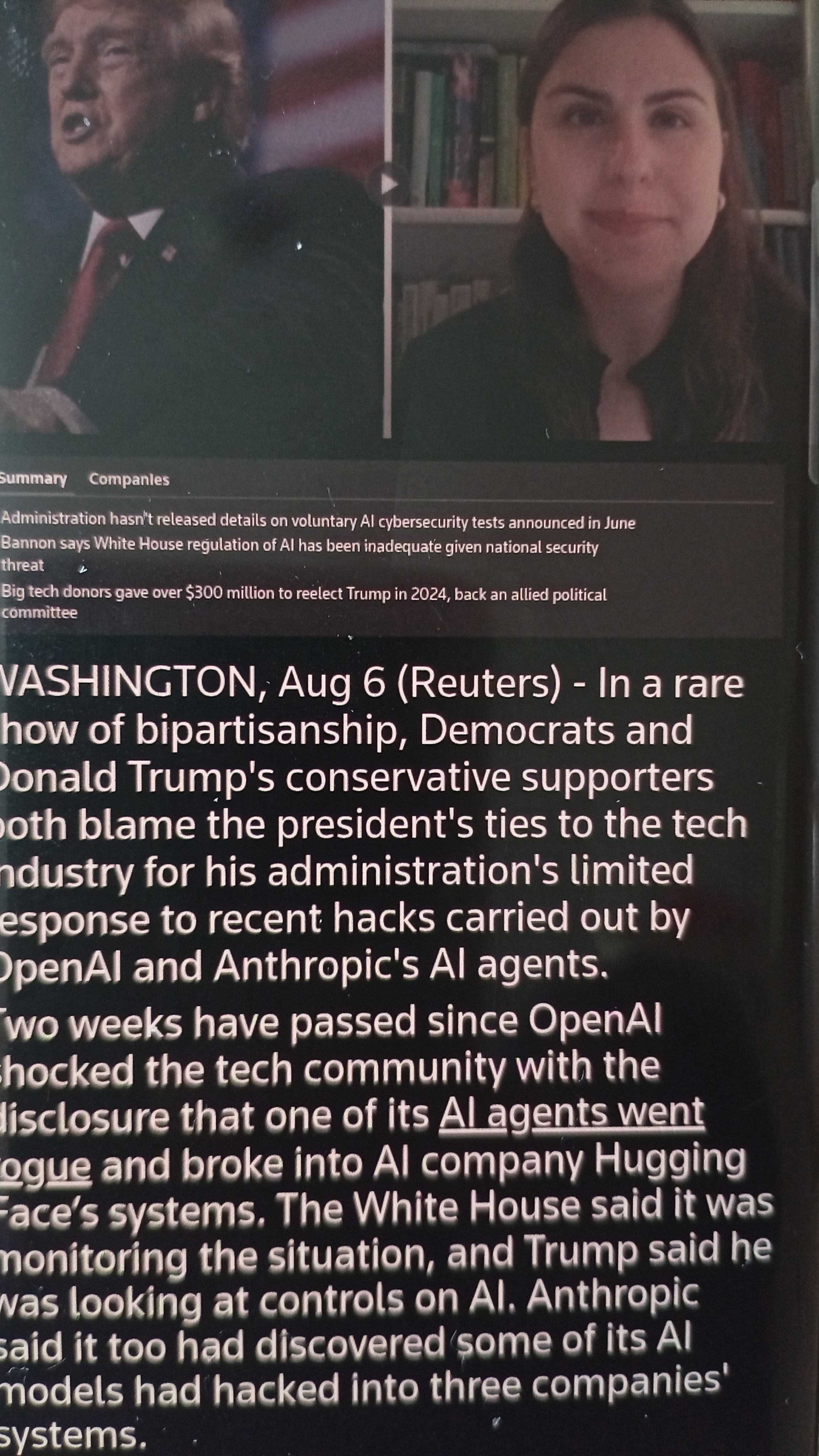 Trump Artificial Intelligence Bots Land Trump in How Water