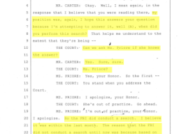 2023 FBI FOIA Hearing Transcript