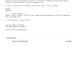 Canada Cash Benefits Fraud