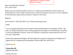 Canada Cash Benefits Fraud